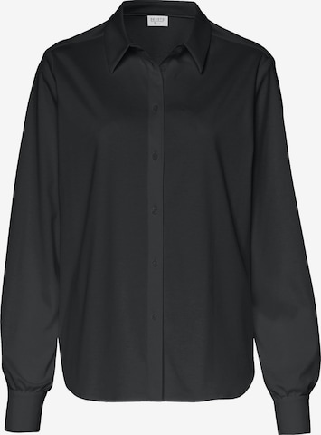 DESOTO Bluse 'Lizzy', bügelfrei, in Regular Fit in Schwarz: Vorderseite