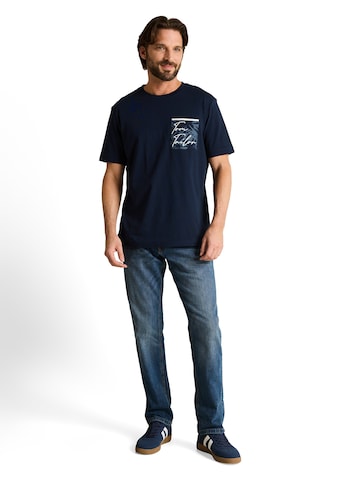 TOM TAILOR T-Shirt in Blau