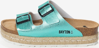 Bayton Mules 'Alcee' in 36 in hellbraun / mint, Produktansicht