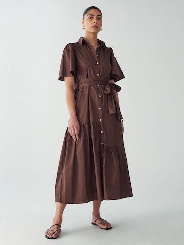 Willa Blousejurk 'Bea' in Bruin