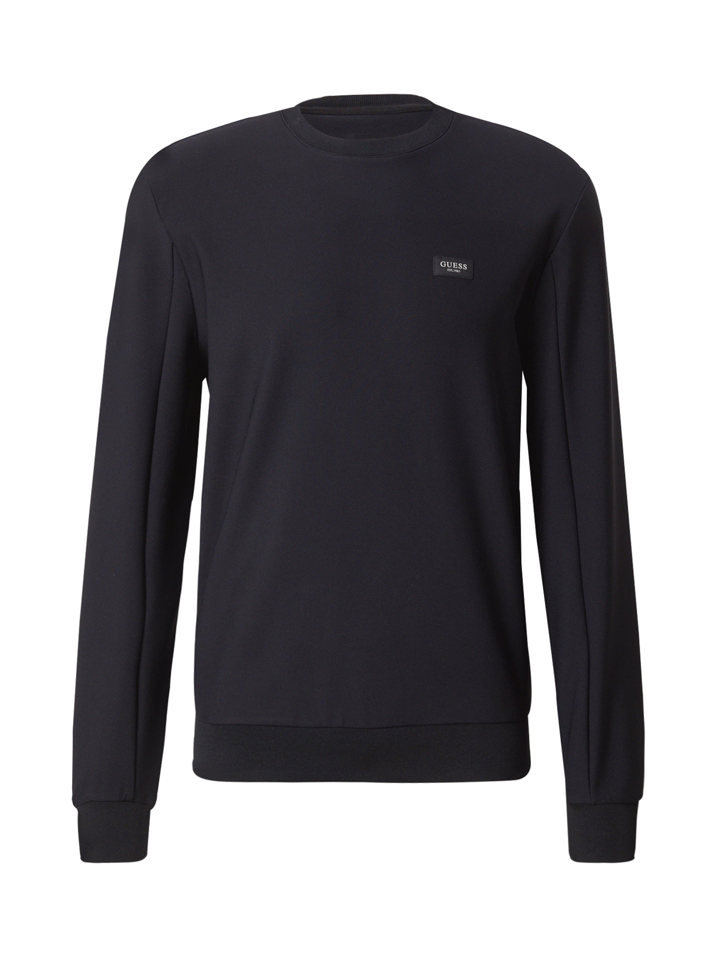 GUESS Суичър в черно: отпред