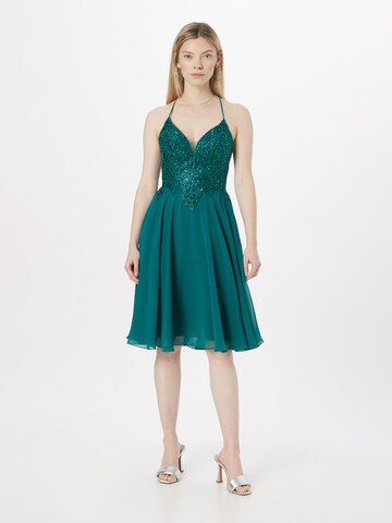 Rochie de cocktail de la LUXUAR pe verde