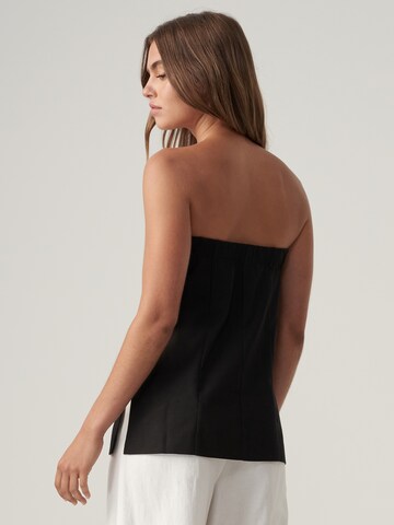 St MRLO Top 'SHAPE' in Black: back