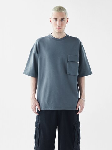 T-Shirt 'Elderflower' VAMOS CLO en bleu : devant
