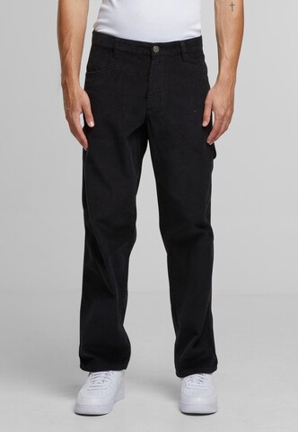Loosefit Pantaloni di Urban Classics in nero: frontale