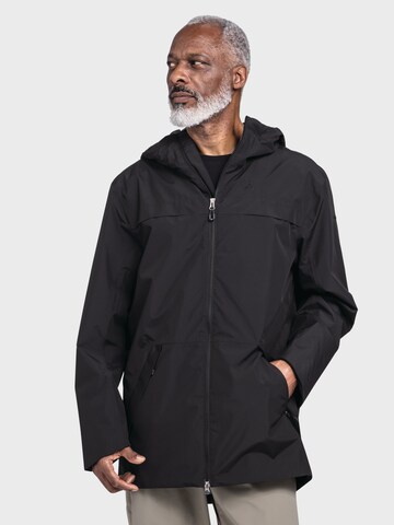 Schöffel Outdoor jacket ' Urban Parka Style Bohorok MNS ' in Black: front
