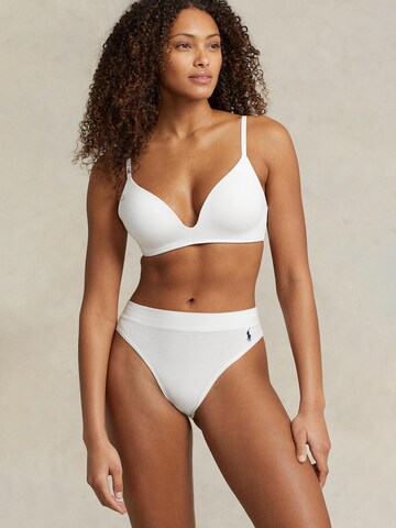 Polo Ralph Lauren - Braga ' HIGH BRIEF ' en blanco