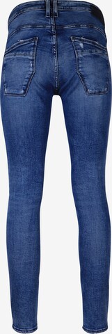 Le Temps Des Cerises Slimfit Jeanshose in Blau