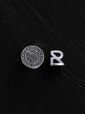 REYTEL Uhan 'WOLF. RUNES' | srebrna barva