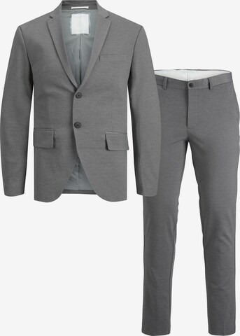 JACK & JONES Slimfit Anzug in Grau: predná strana