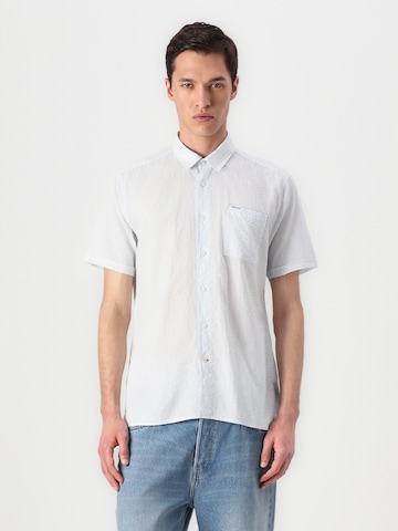 Barbour Regular Fit Hemd 'Treelane' in Blau: Vorderseite