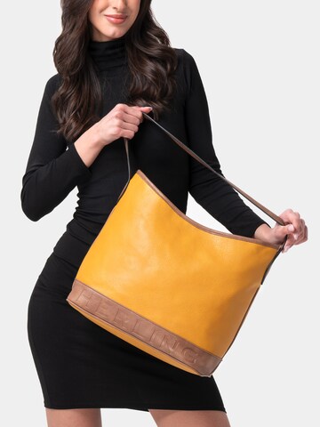 Herling Handtasche 'Quincy' in Gelb