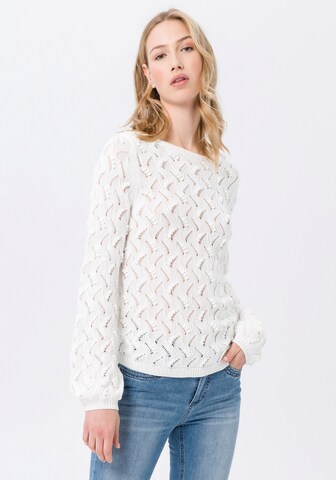 Peter Hahn Sweater in White: front