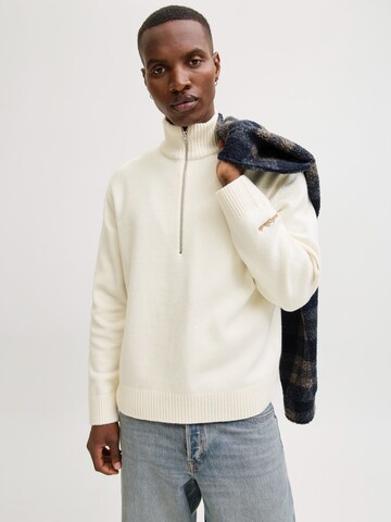 JACK & JONES Sweater 'JORNorrebro' in Beige