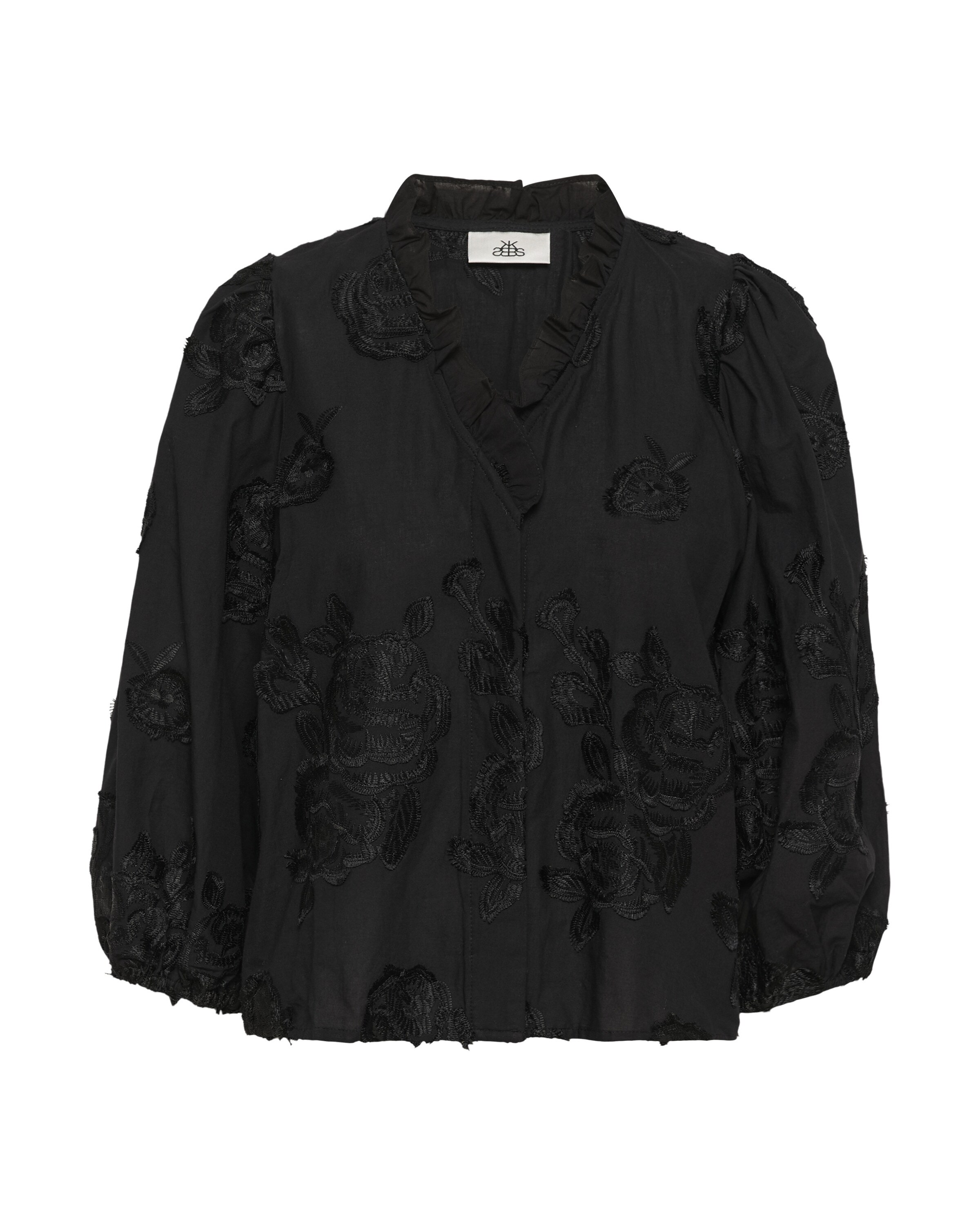 KAREN BY SIMONSEN Bluse 'KBErmine' in Schwarz: Vorderseite