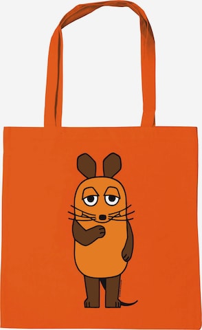 LOGOSHIRT Shopper 'Die Sendung mit der Maus' in Orange: front