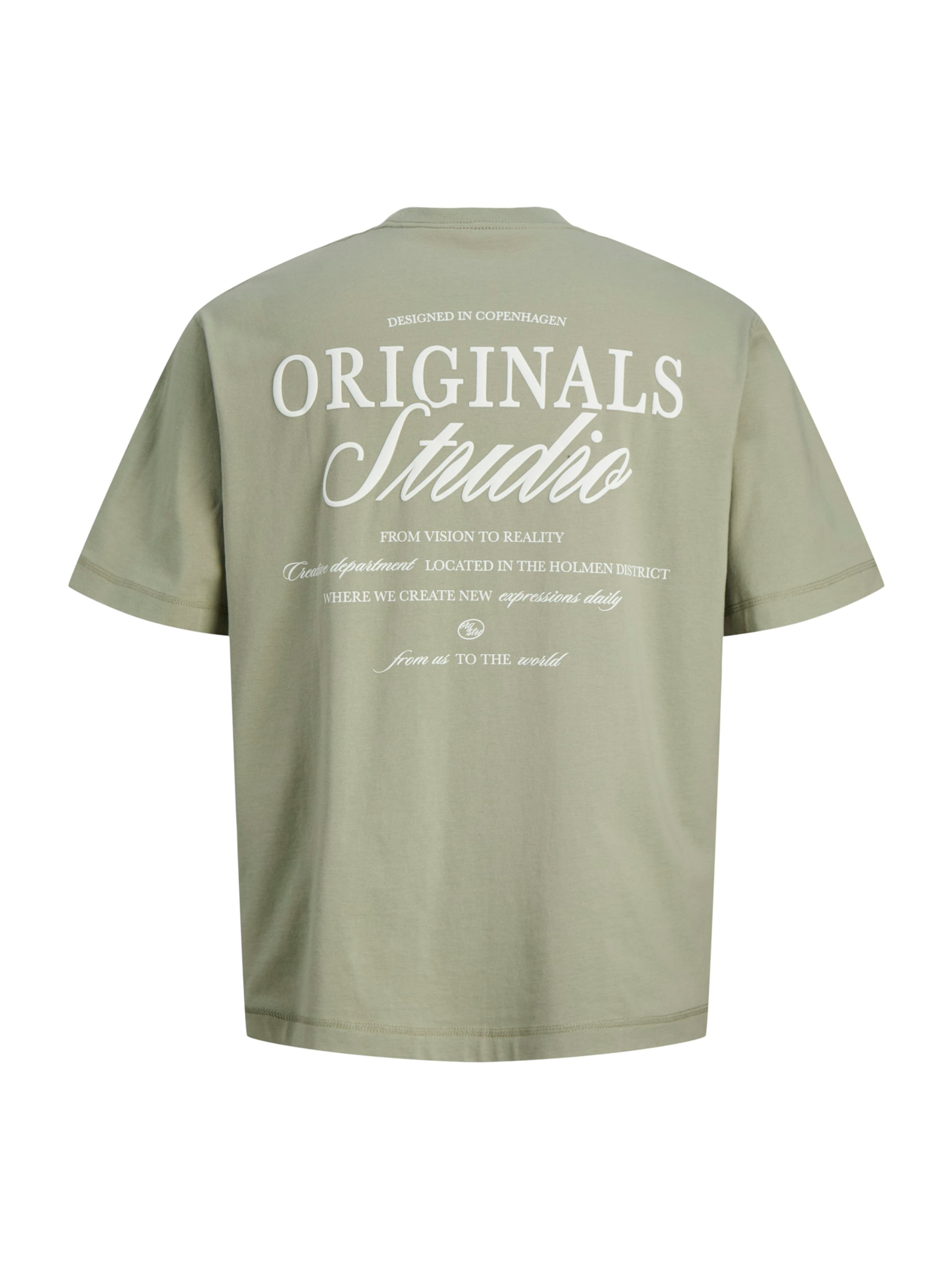 JACK & JONES T-Shirt 'JORNorrebro' in Grün