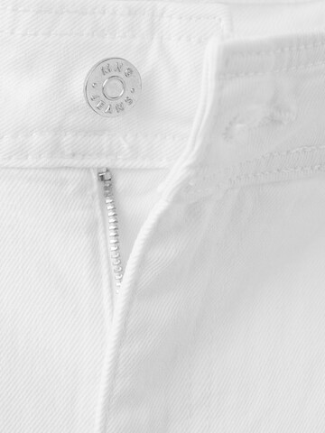 MANGO Wide leg Jeans 'CATHERIN' in White