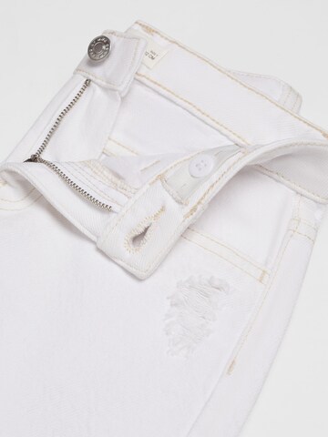 Regular Jeans 'ISA' de la MANGO KIDS pe alb