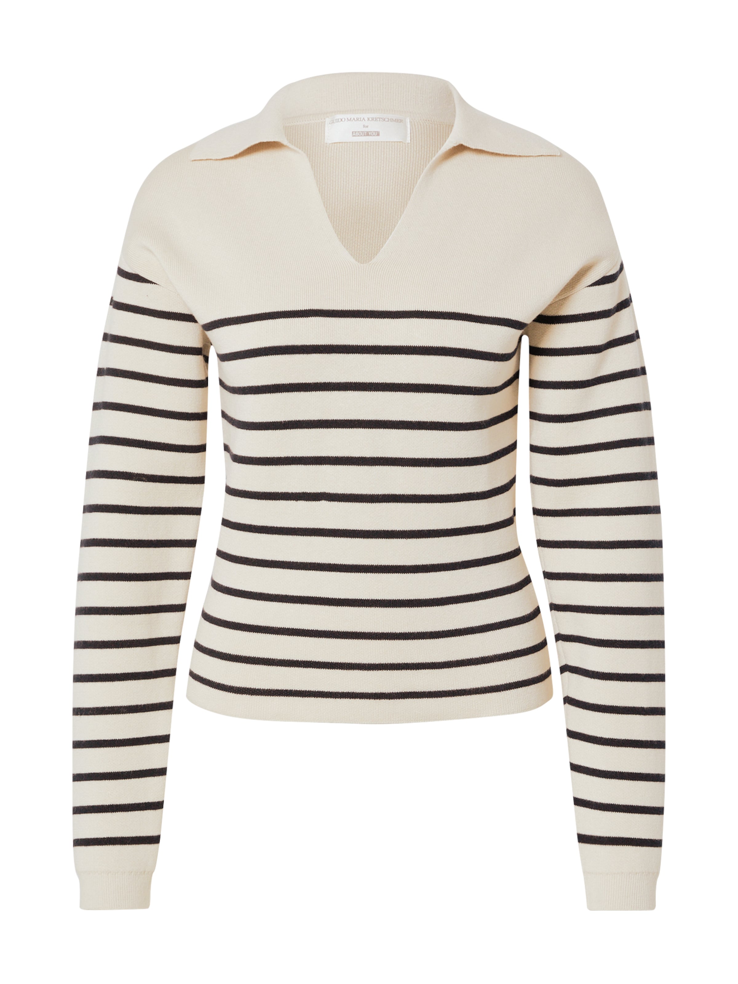 Guido Maria Kretschmer Women Sweater 'Nele' in XS in Ecru / Black, Item view