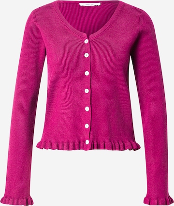 ABOUT YOU Kardigan 'Betty' w kolorze fioletowy: przód