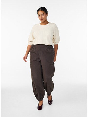 Zizzi Свитер 'Mella' в Бежевый