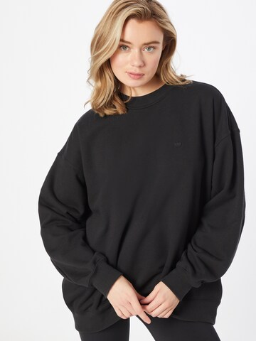 ADIDAS ORIGINALSSweater majica 'Adicolor ' - crna boja: prednji dio