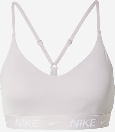 NIKE Sports bra 'INDY' in Pastel purple / White, Item view
