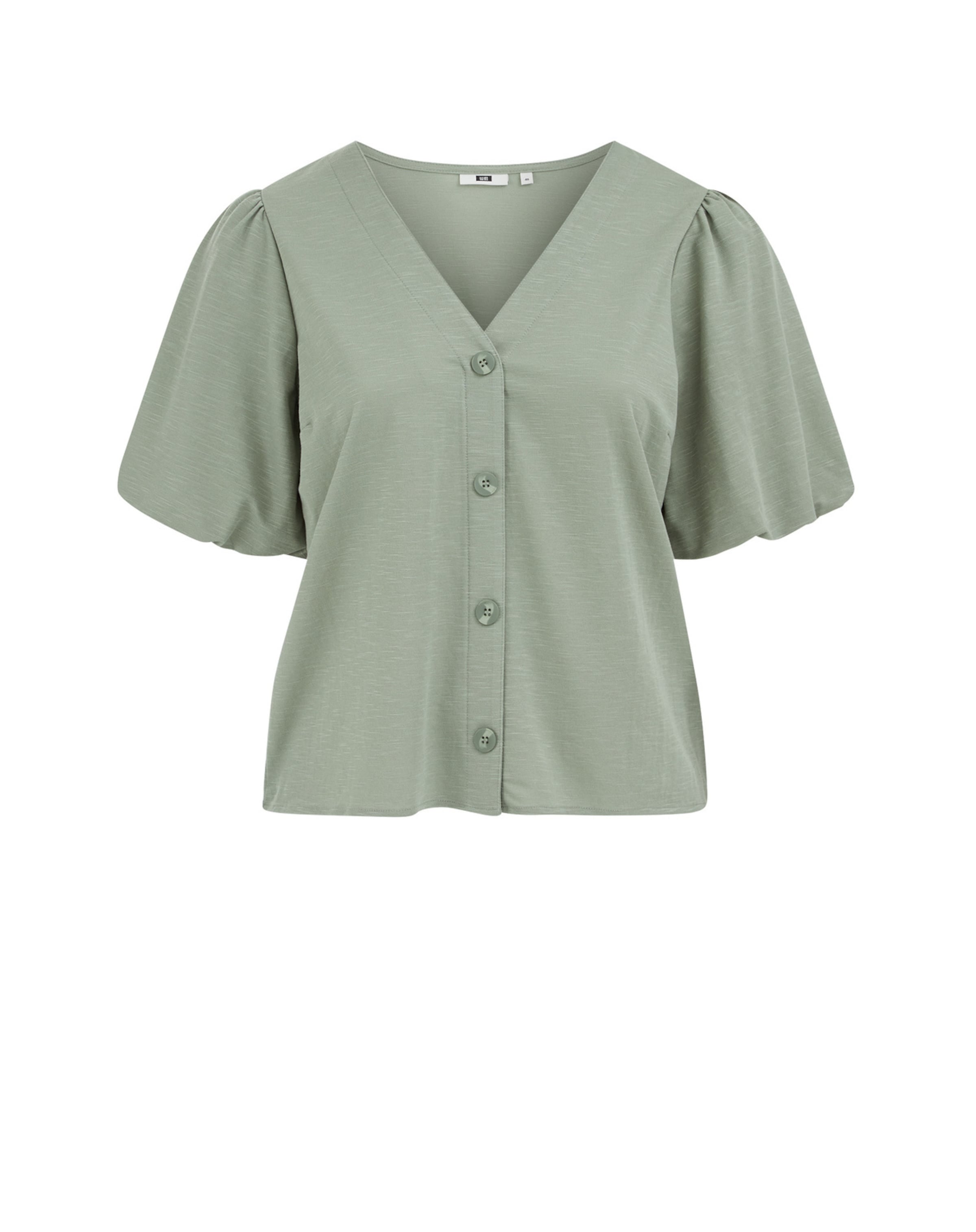 WE Fashion Футболка в Зеленый: спереди