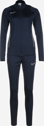 NIKE Trainingsanzug in dunkelblau / weiß, Produktansicht