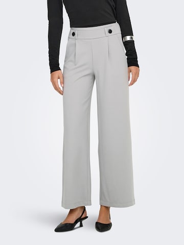 JDY Wide Leg Hose 'JDYGEGGO' in Grau: Vorderseite