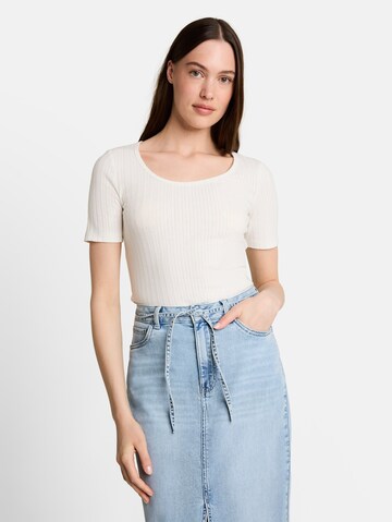 TOM TAILOR DENIM Shirt in White: front