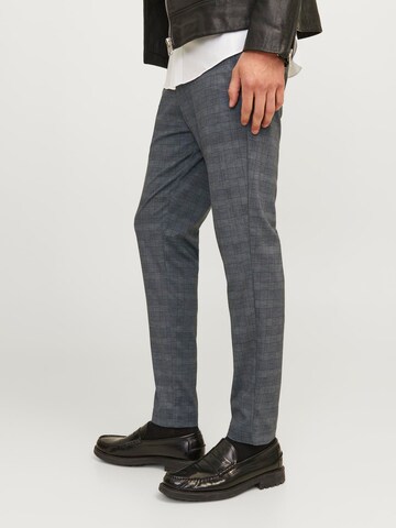 JACK & JONES Slimfit Chinosy 'Marco' w kolorze szary