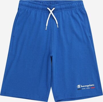 Champion Authentic Athletic Apparel Regular Shorts in Blau: predná strana