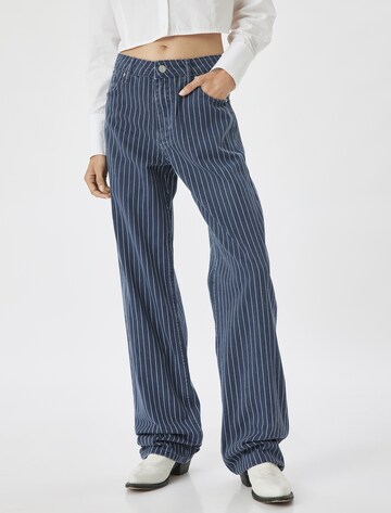 Koton Regular Trousers in Blue: front