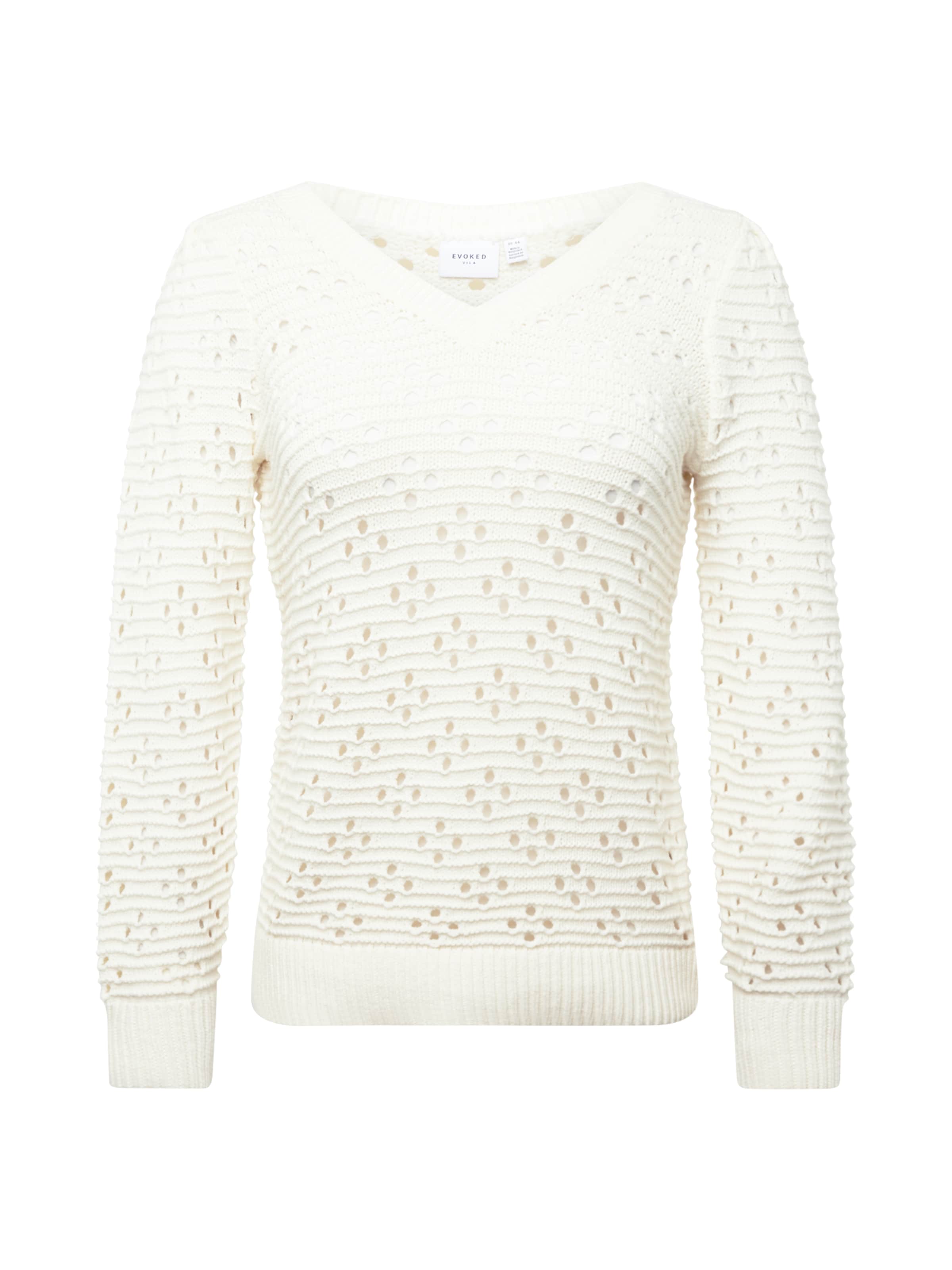 Pull-over 'Vibarella' EVOKED en beige : devant