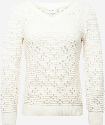 EVOKED - Jersey 'Vibarella' en beige: frente