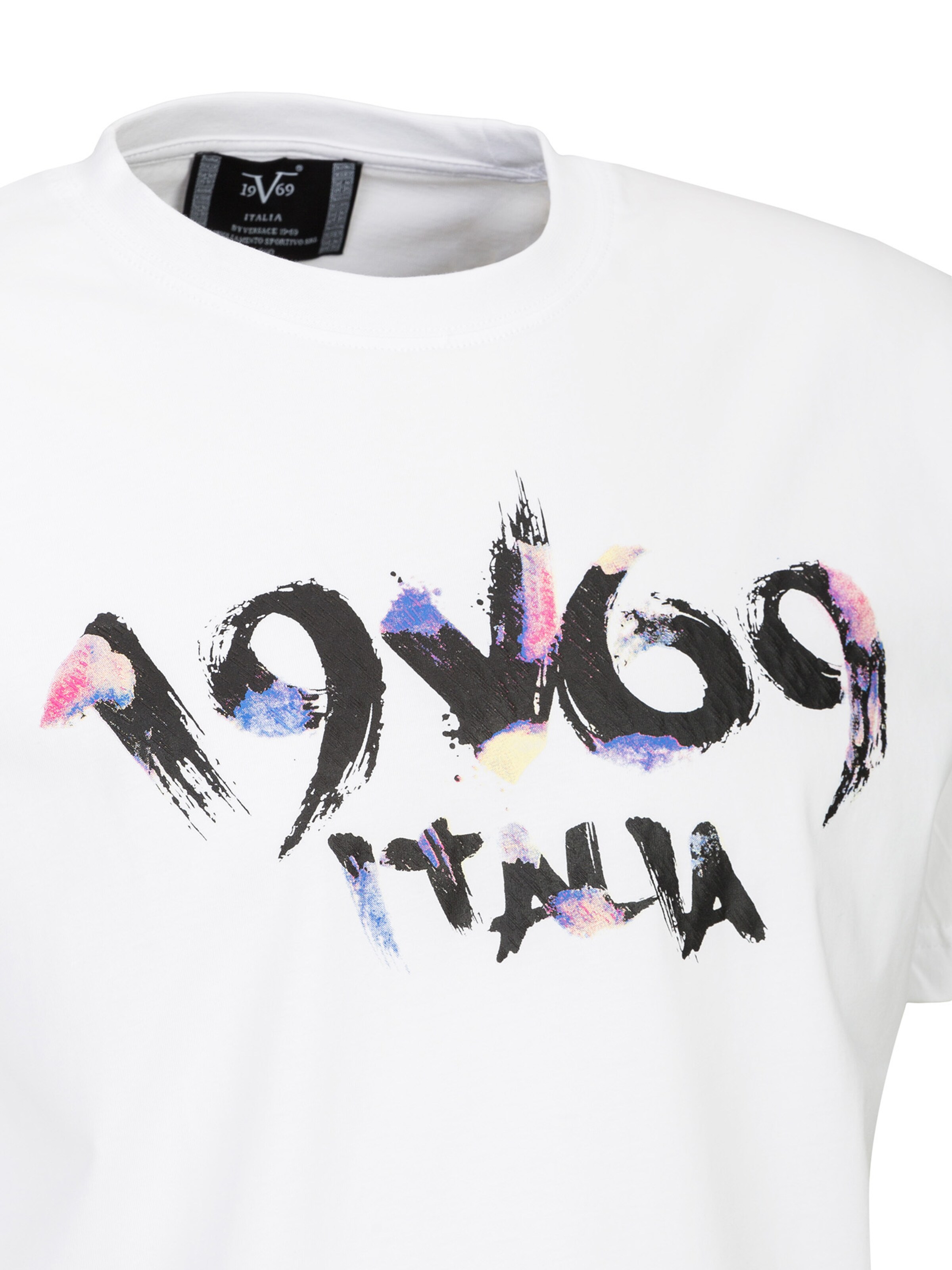 19V69 ITALIA Shirt 'Rafael' in Wit