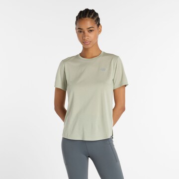 new balance Functioneel shirt 'Athletics' in Groen: voorkant