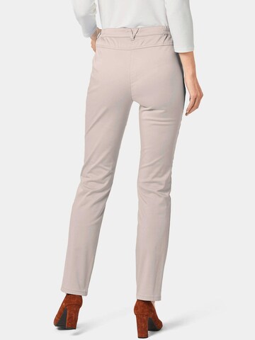Goldner Slimfit Broek in Grijs