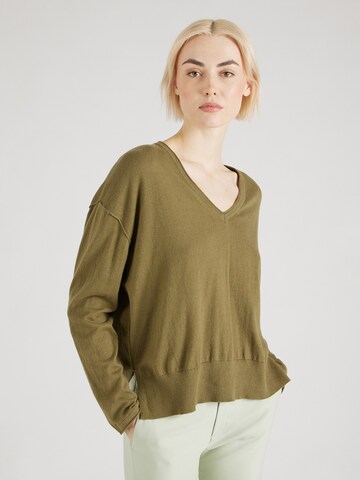 MOS MOSH Sweater in Green: front