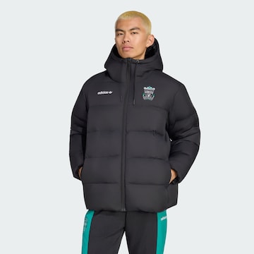 ADIDAS PERFORMANCEPrijelazna jakna 'Liverpool FC EQT' - crna boja: prednji dio