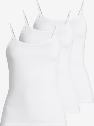 Nina von C. Unterhemd 'Pure' in Weiß: Vorderseite