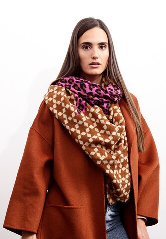 Foulard CODELLO en marron : devant