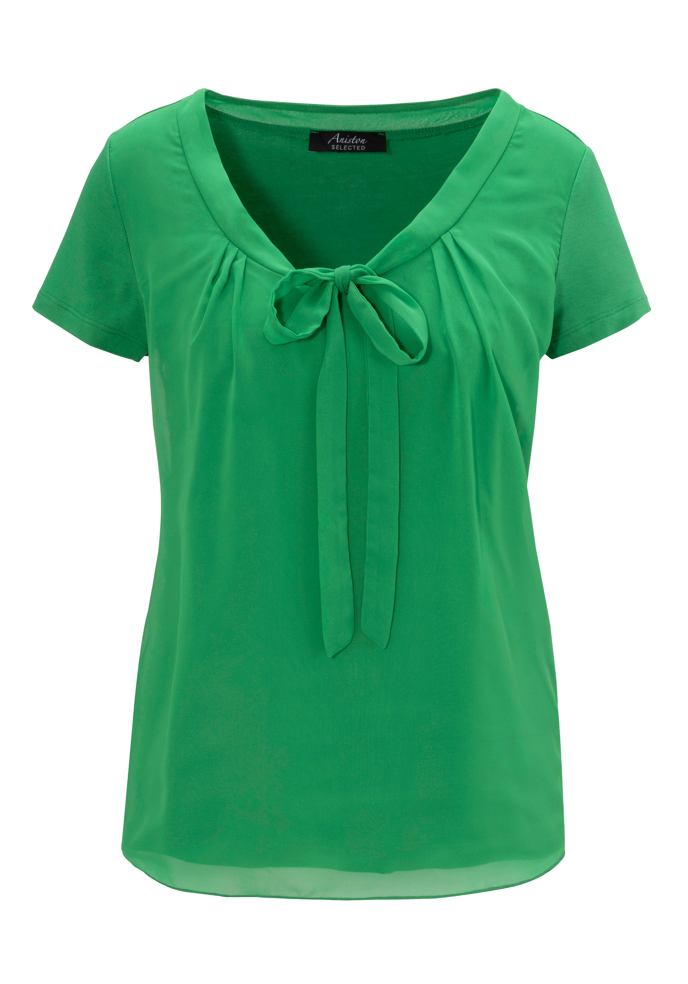 VIVANCE Blouse in Green: front