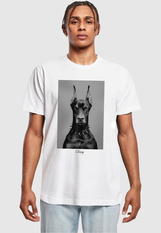 Maglietta 'Dawg' di Mister Tee in bianco: frontale