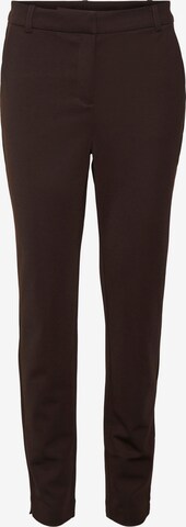 VERO MODA Tapered Pants 'Lucca Lilith' in Brown: front