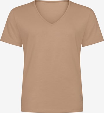 SLOGGI V-Shirt ' SLG Base ' in Beige: Vorderseite