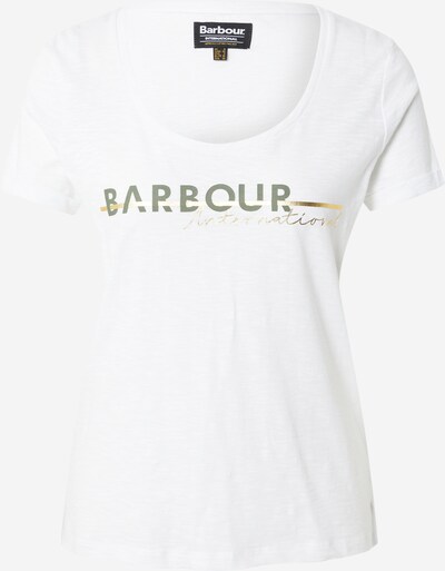 Barbour International Shirt 'Chicane' in de kleur Goud / Wit, Productweergave