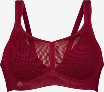 ANITA T-shirt Sports Bra in Red: front